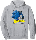 Sonic Hedgehog Distressed Watercolor Hoodie - Fun Novelty Design Unisex - T-Shirt, Sweatshirt, Hoodie