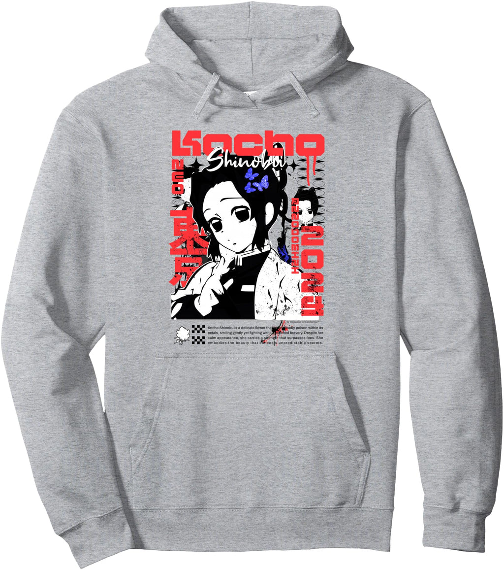Kochou Shinobu Neo Anime Aesthetic Rare Hoodie - Trendy Graphic Unisex - T-Shirt, Sweatshirt, Hoodie