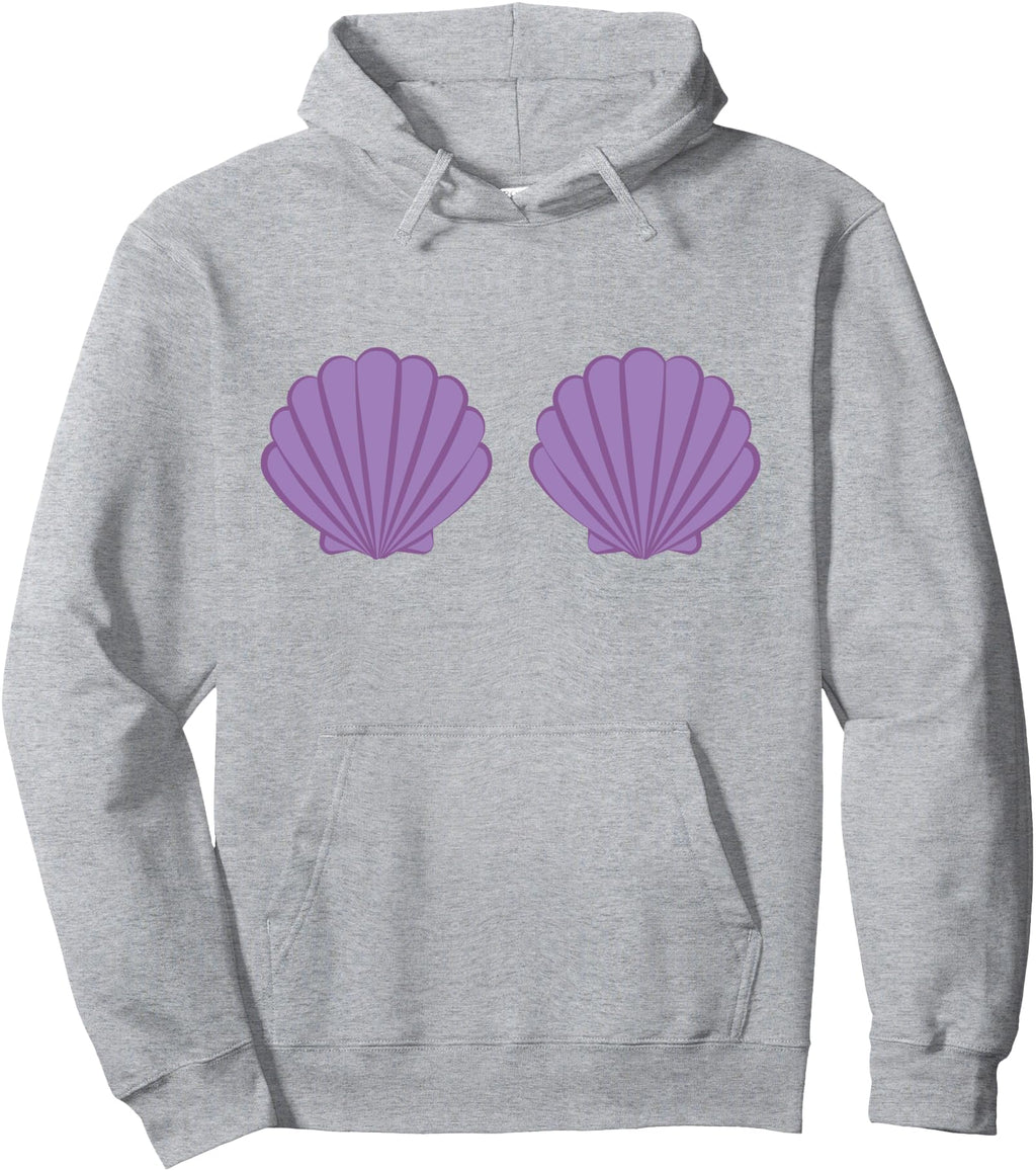 Handcrafted Mermaid Seashell Bra Sweatshirt - Unique Graphic Men Women - T-Shirt, Sweatshirt, Hoodie