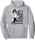 Original Anime Just Who Loves Hoodie - Casual Everyday Wear for Adults - T-Shirt, Sweatshirt, Hoodie