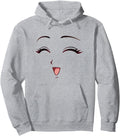 Japanese Kawaii Manga Eyes Lips Sweatshirt - Minimalist Print Men Women - T-Shirt, Sweatshirt, Hoodie