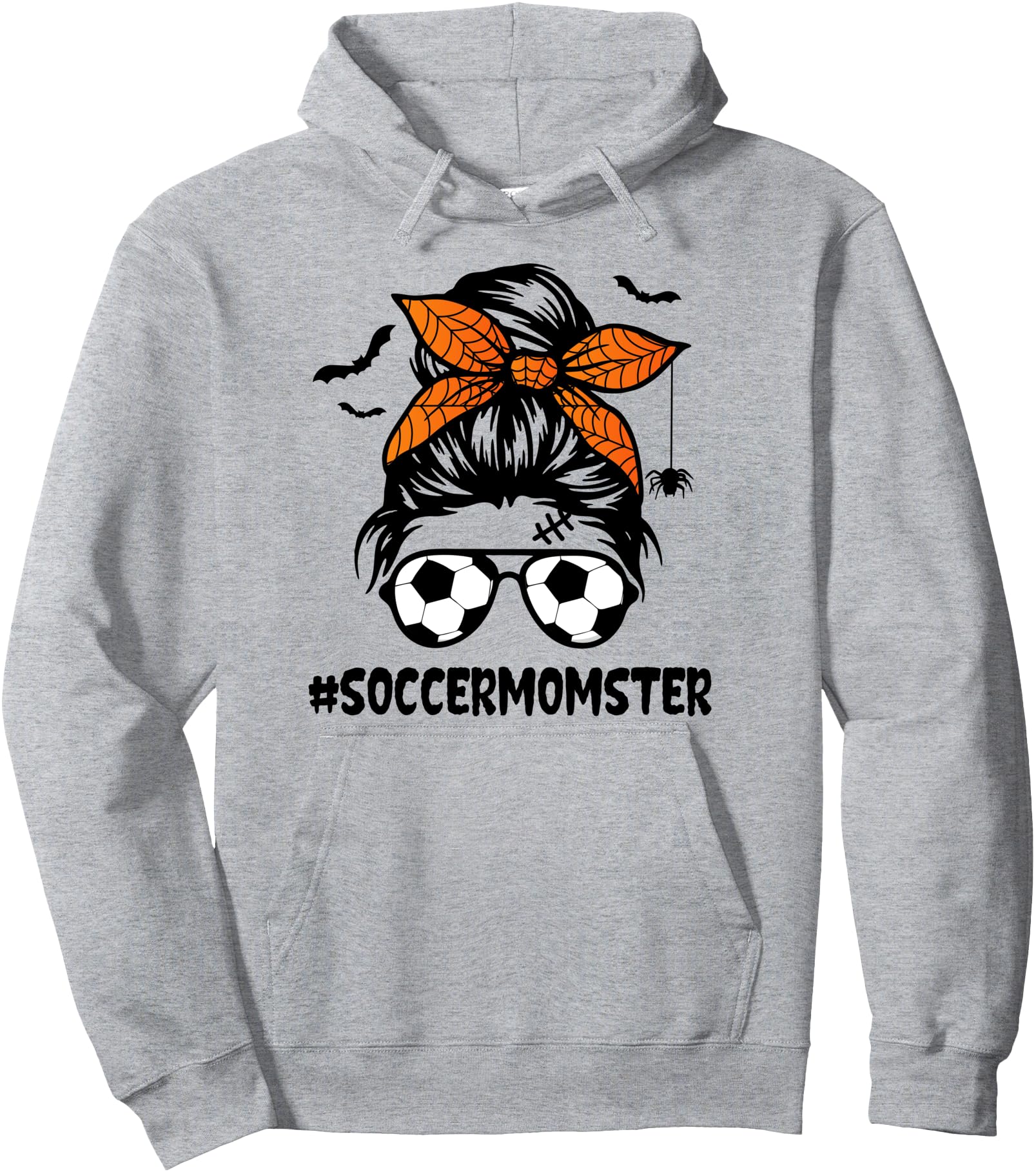 Soccer Momster Halloween Mom Messy T-Shirt - Minimalist Print Men Women - T-Shirt, Sweatshirt, Hoodie