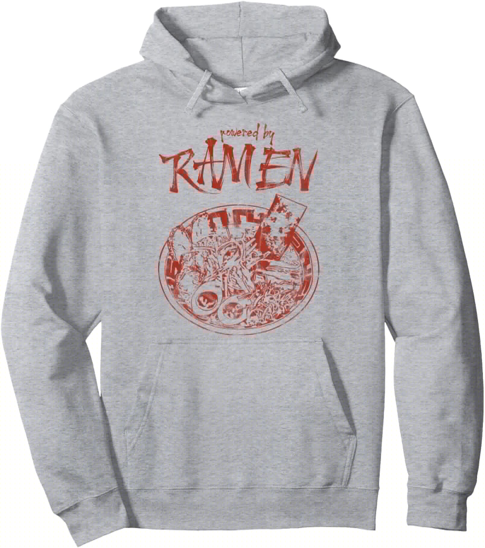 Authentic Powered Ramen Japanese Love T-Shirt - Graphic Print for Adults - T-Shirt, Sweatshirt, Hoodie