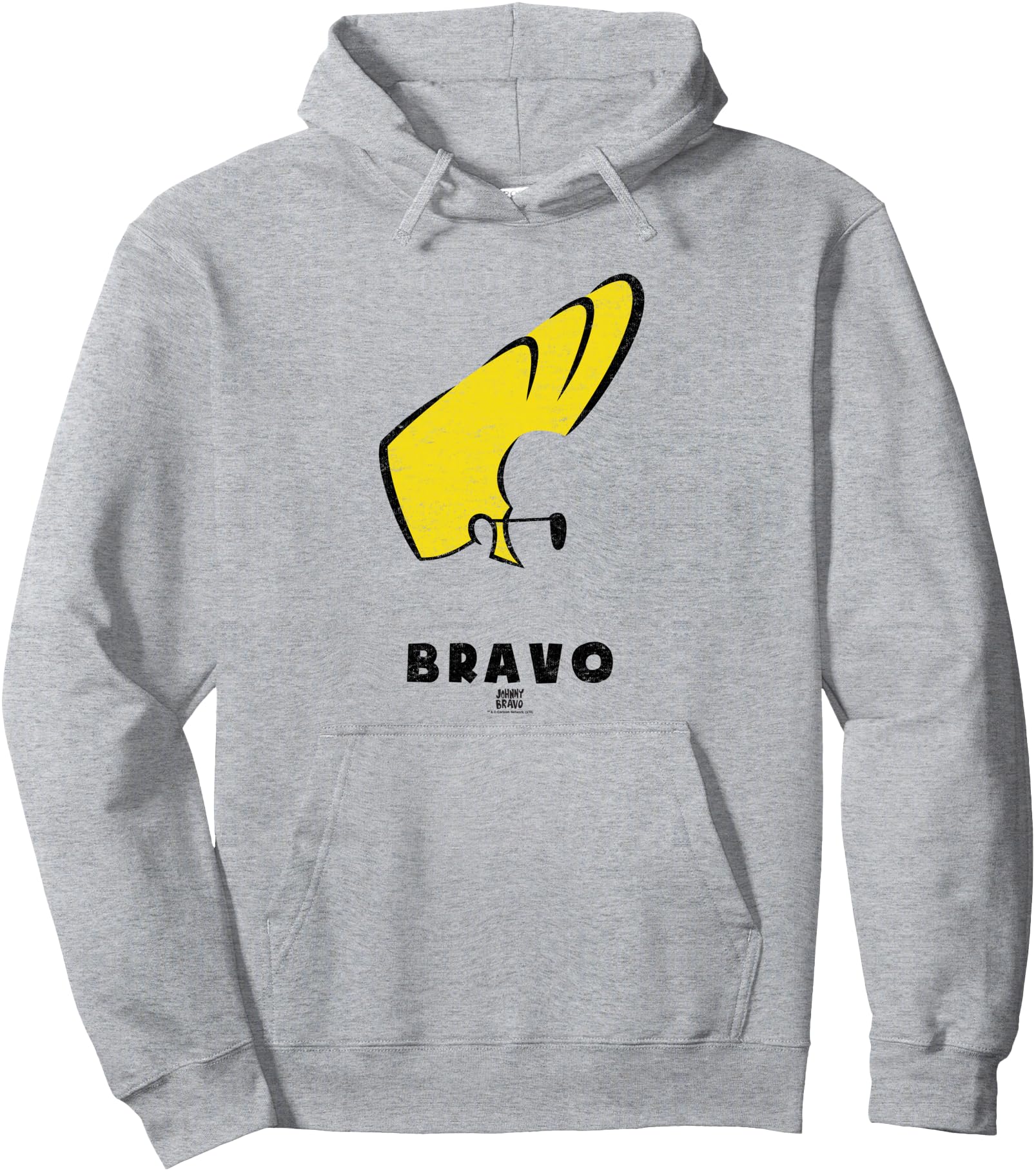 Johnny Bravo Johnny Hair Hoodie - Trendy Graphic for Adults - T-Shirt, Sweatshirt, Hoodie