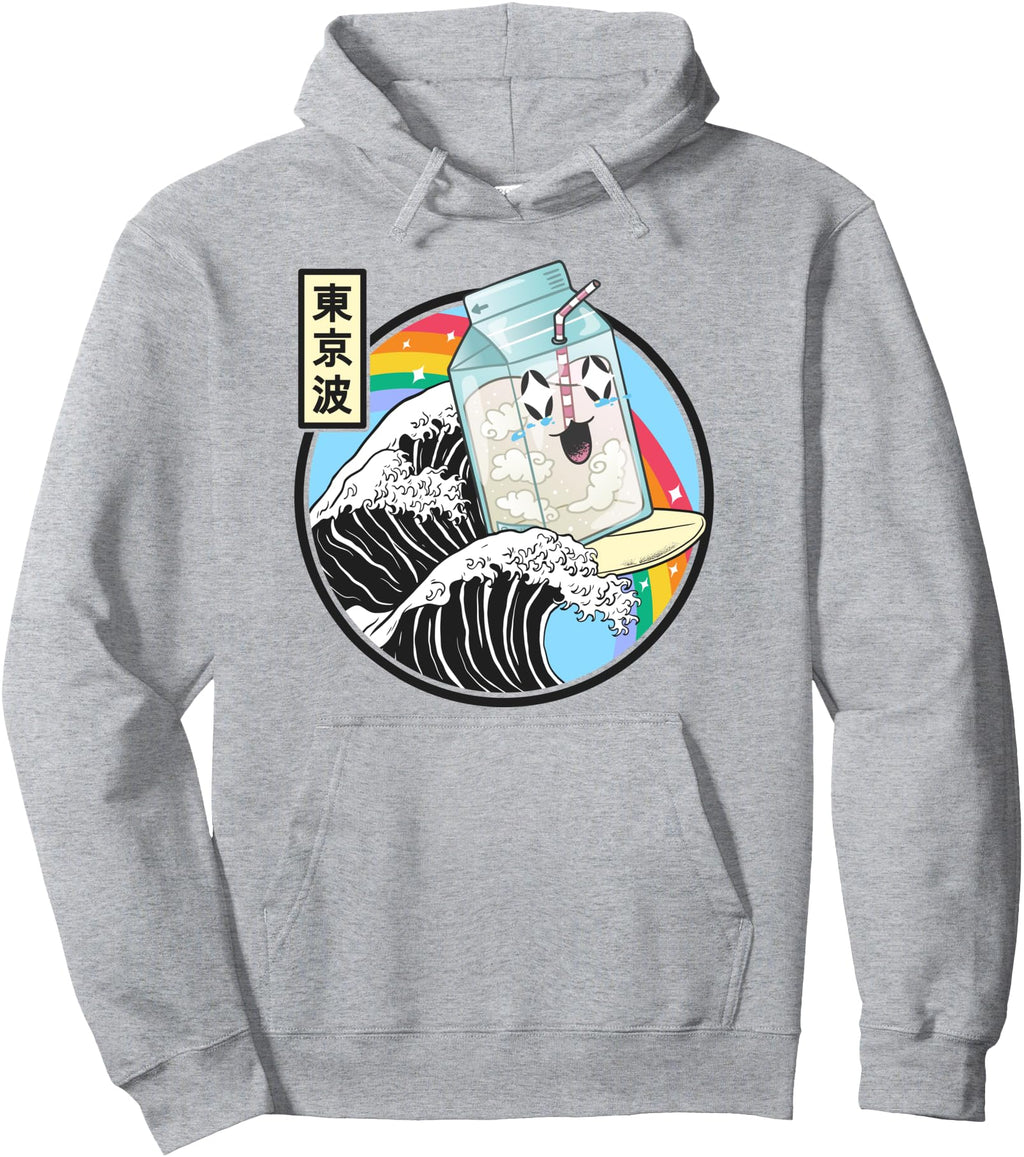 Exclusive Surfing Milk Carton Sweatshirt - Trendy Graphic Men Women - T-Shirt, Sweatshirt, Hoodie