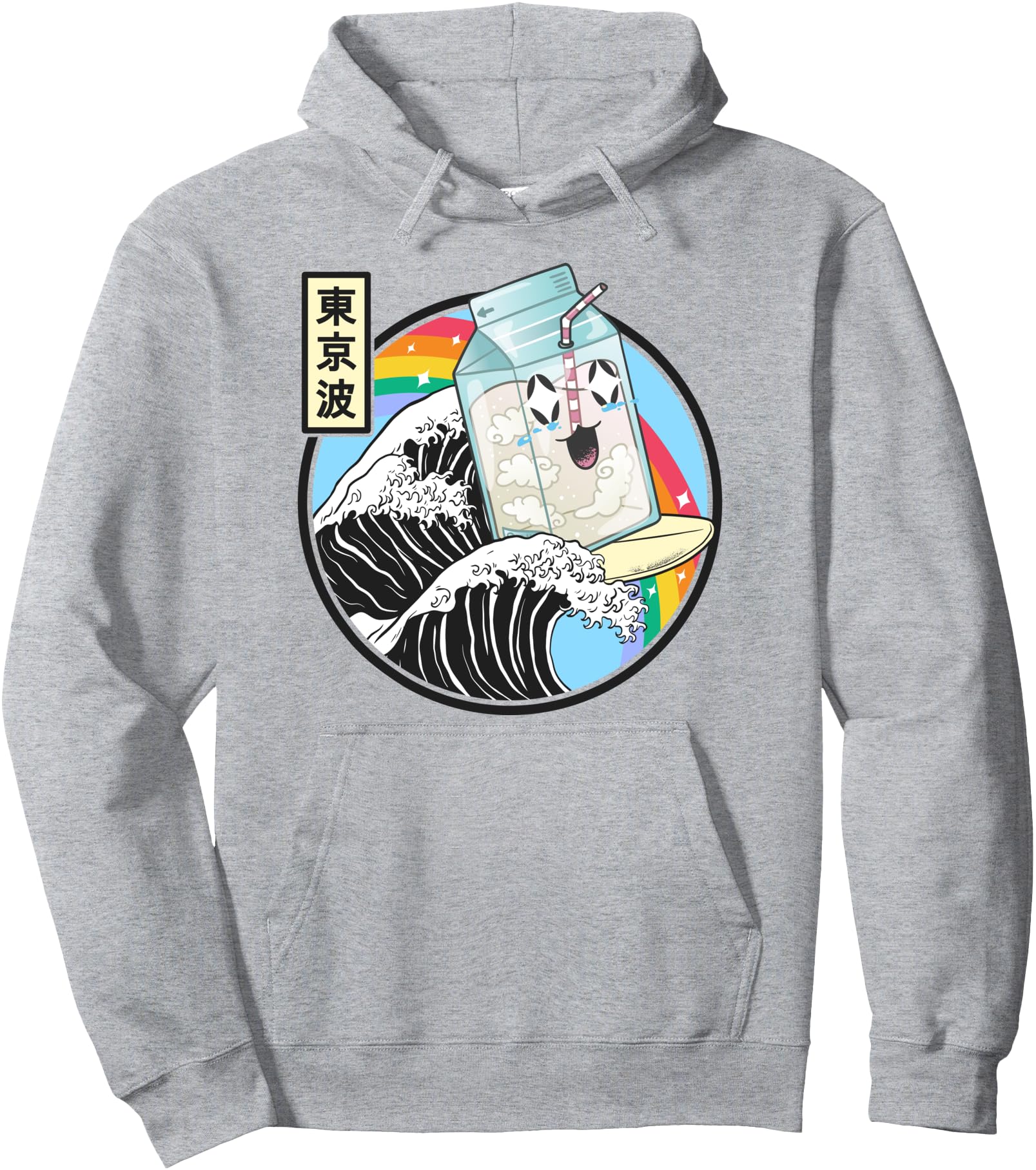 Exclusive Surfing Milk Carton Sweatshirt - Trendy Graphic Men Women - T-Shirt, Sweatshirt, Hoodie