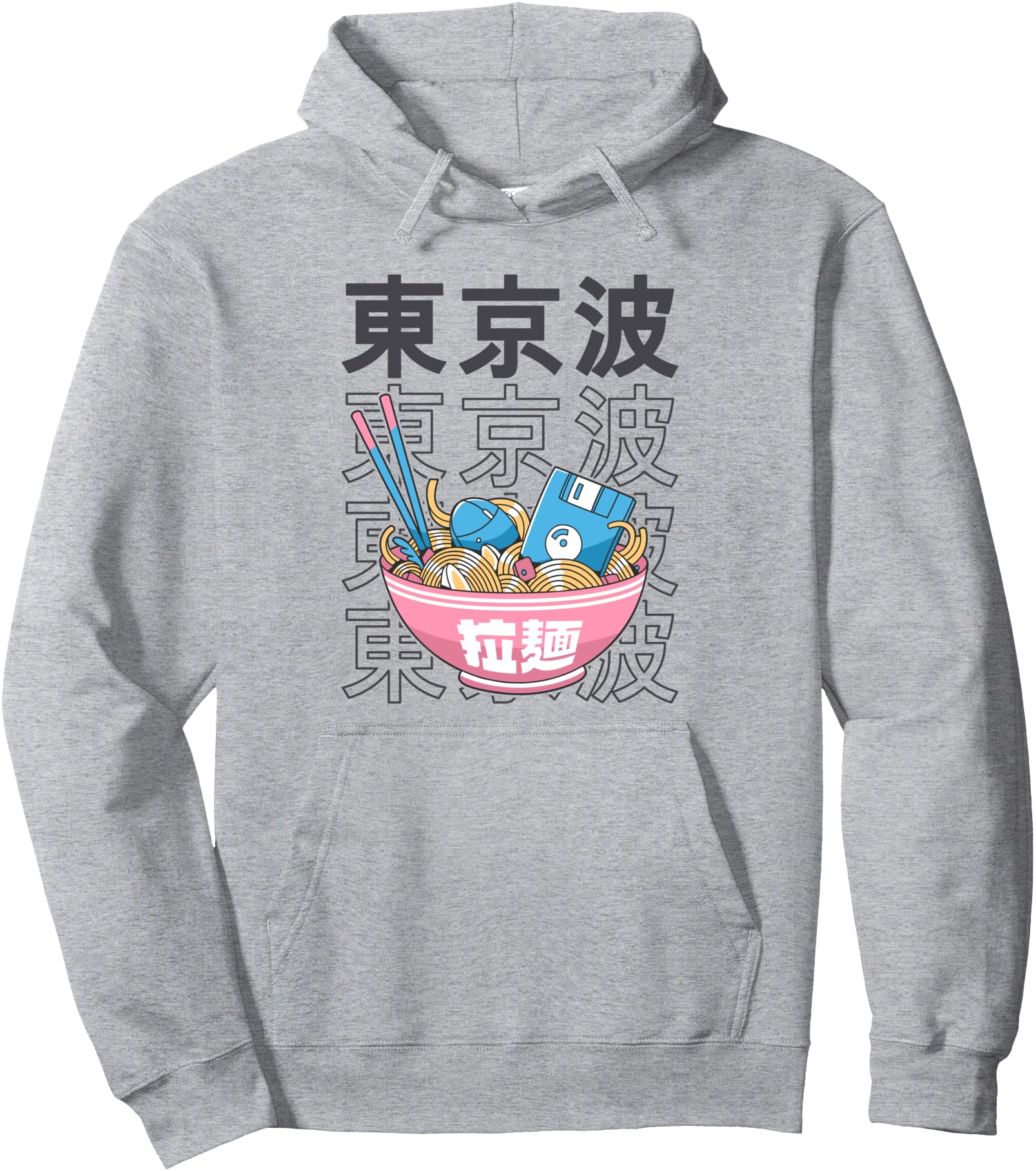 Authentic Kawaii Ramen Noodles Tech T-Shirt - Fun Novelty Design Men Women - T-Shirt, Sweatshirt, Hoodie