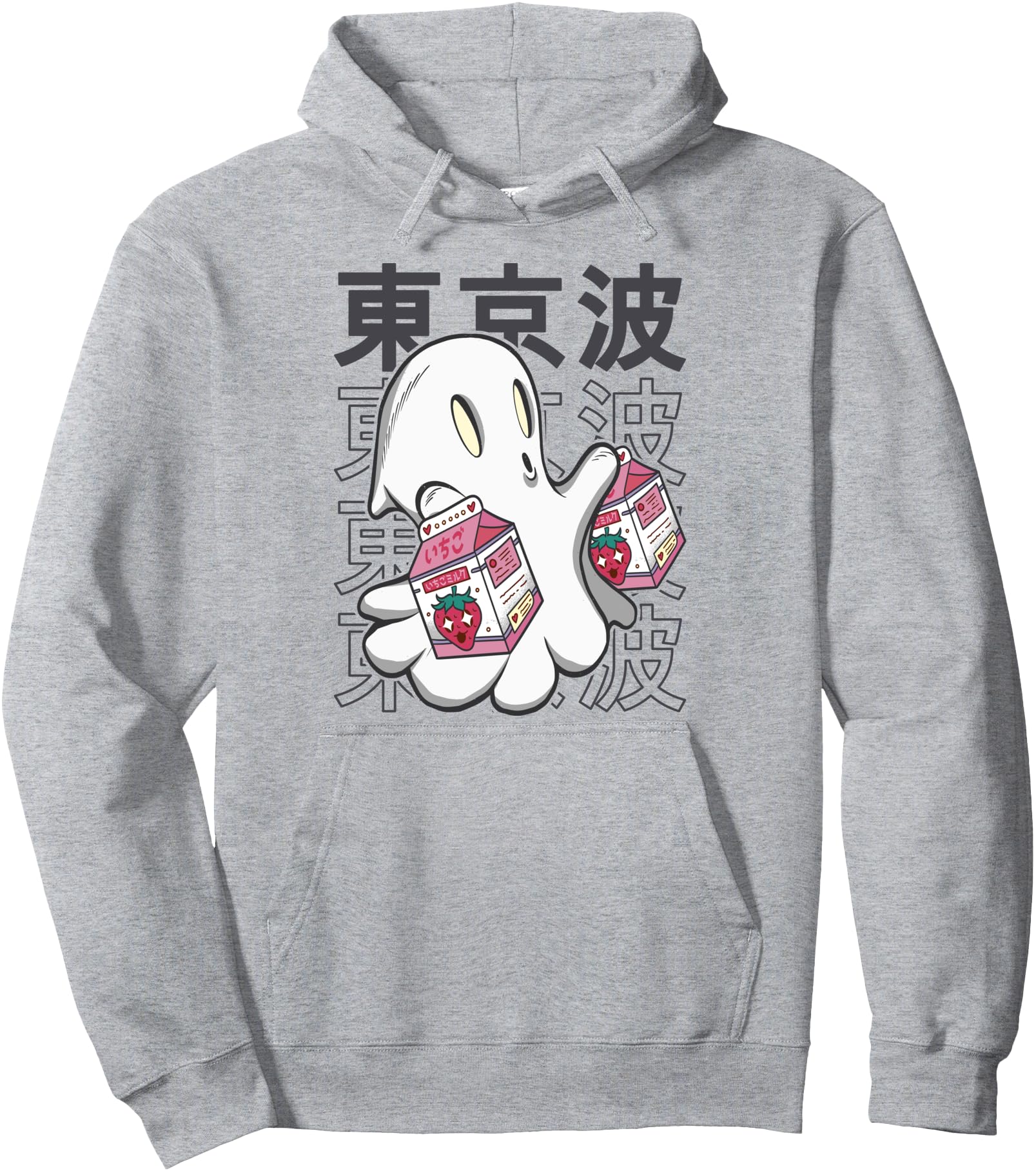 Exclusive Ghost Strawberry Milk Hoodie - Streetwear Style Men Women - T-Shirt, Sweatshirt, Hoodie