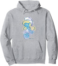 Handcrafted Smurfs Smurfette Watercolor Hoodie - Graphic Print Men Women - T-Shirt, Sweatshirt, Hoodie