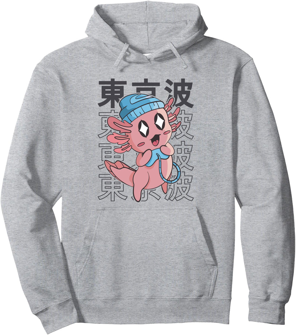 Original Kawaii Axolotl Gaming Sweatshirt - Casual Everyday Wear Unisex - T-Shirt, Sweatshirt, Hoodie