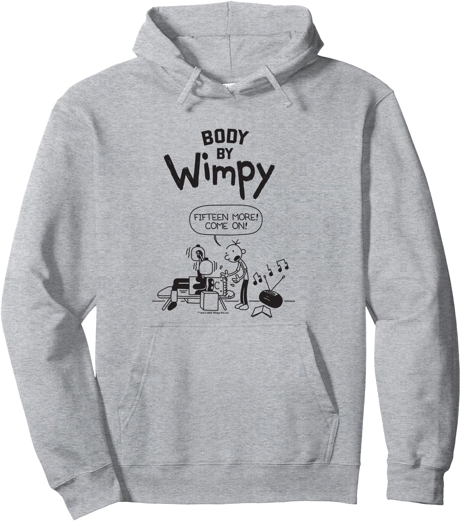 Exclusive Diary Wimpy Body Wimpy T-Shirt - Trendy Graphic for Adults - T-Shirt, Sweatshirt, Hoodie