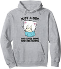 Original Just Who Loves Anime And T-Shirt - Fun Novelty Design Men Women - T-Shirt, Sweatshirt, Hoodie