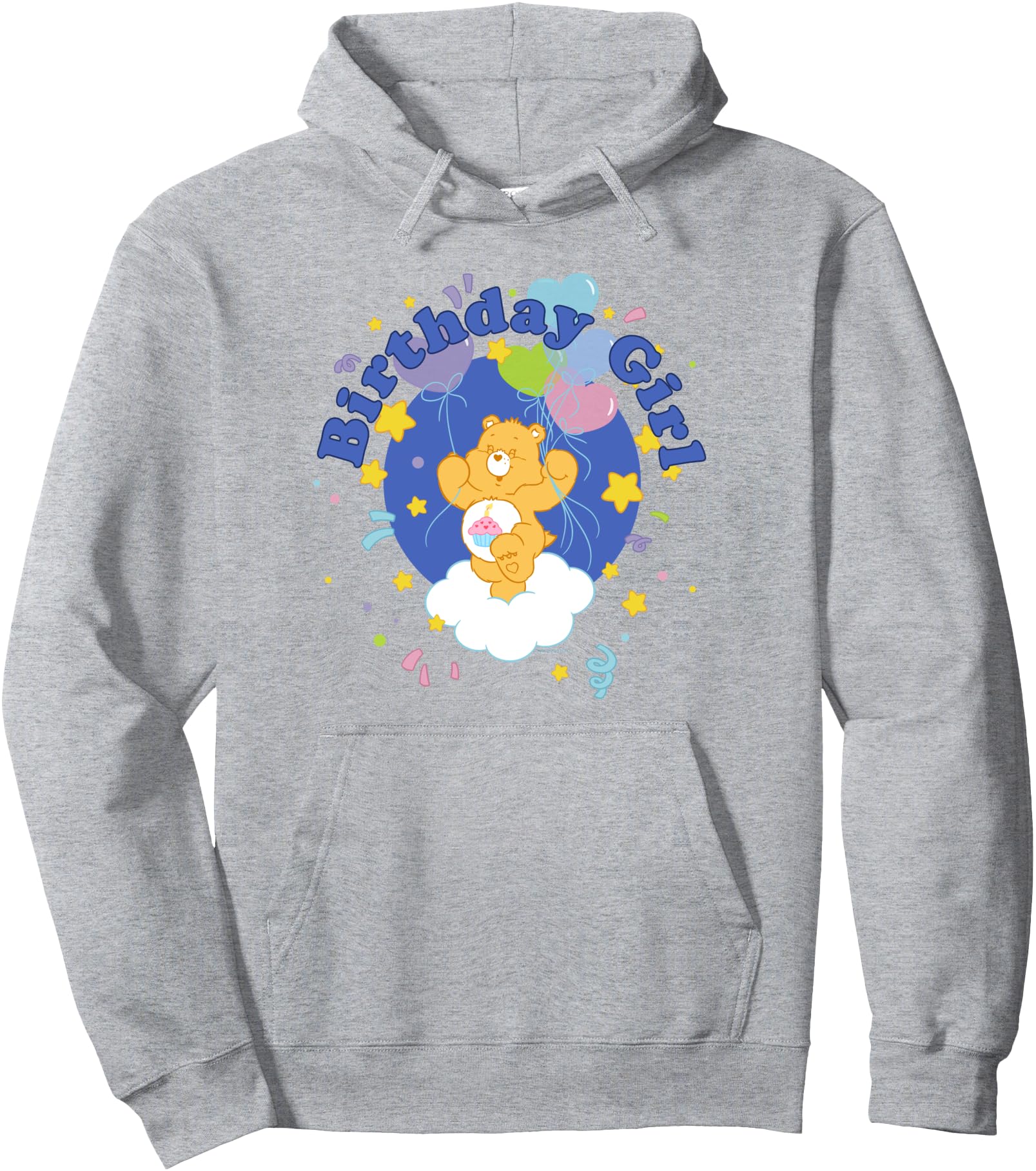 Care Bears Confetti Balloons Bear Hoodie - Casual Everyday Wear Men Women - T-Shirt, Sweatshirt, Hoodie