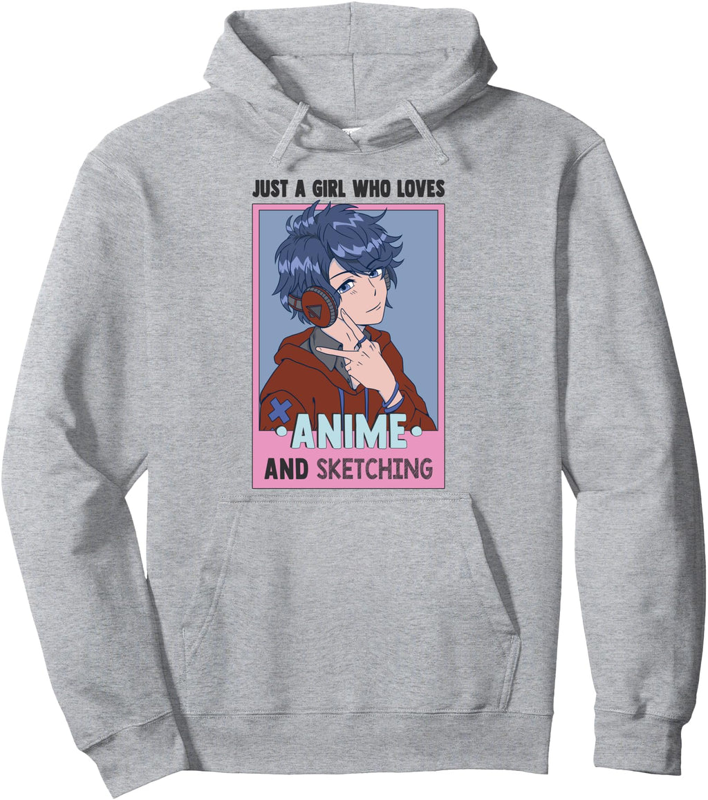 Authentic Otaku Anime Just Who Loves T-Shirt - Novelty Apparel Unisex - T-Shirt, Sweatshirt, Hoodie