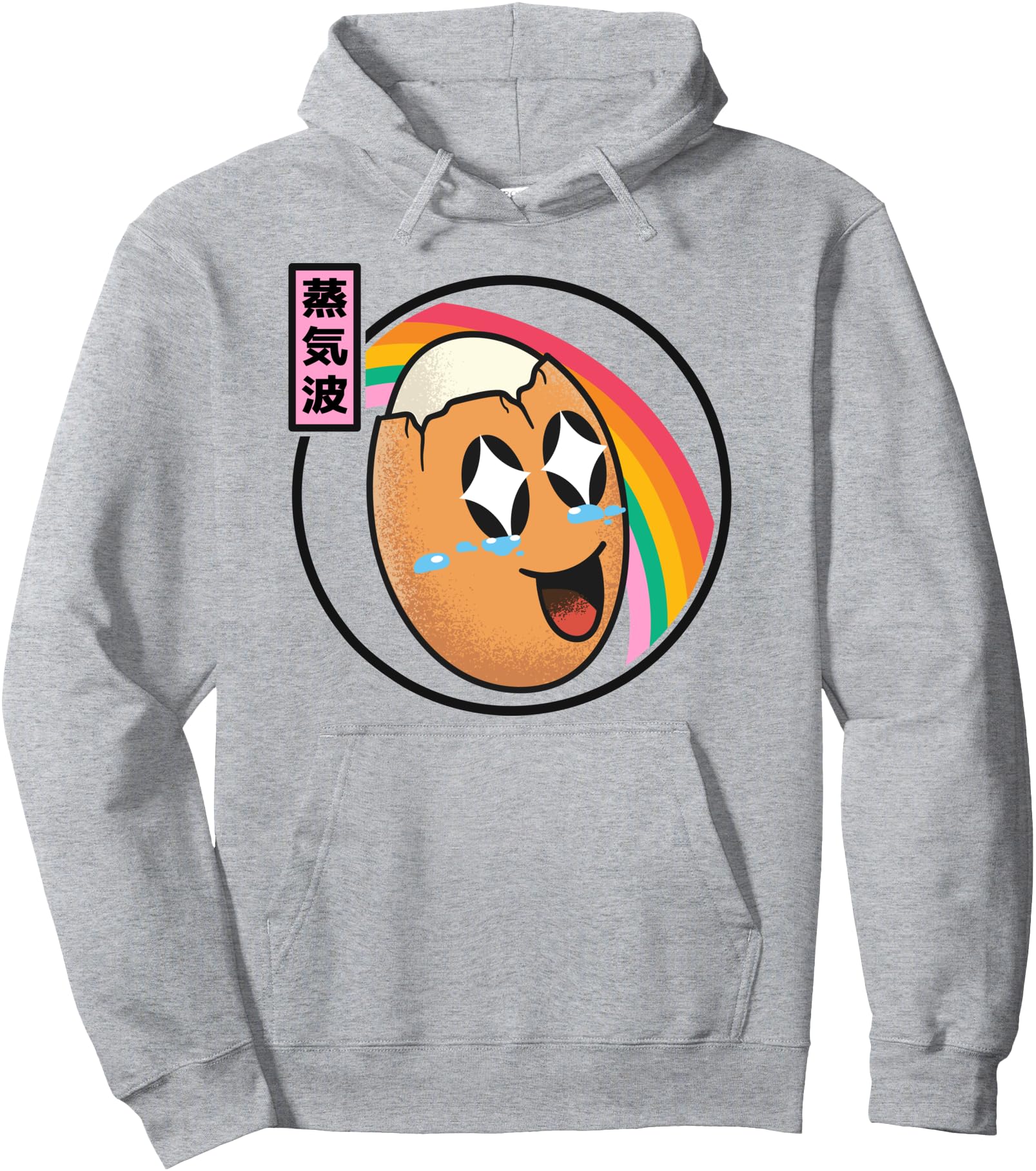 Happy Egg Pastel 80S Japan Otaku T-Shirt - Unique Graphic Men Women - T-Shirt, Sweatshirt, Hoodie