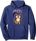 Shiba Inu Dog Japanese Cherry T-Shirt - Minimalist Print for Adults - T-Shirt, Sweatshirt, Hoodie