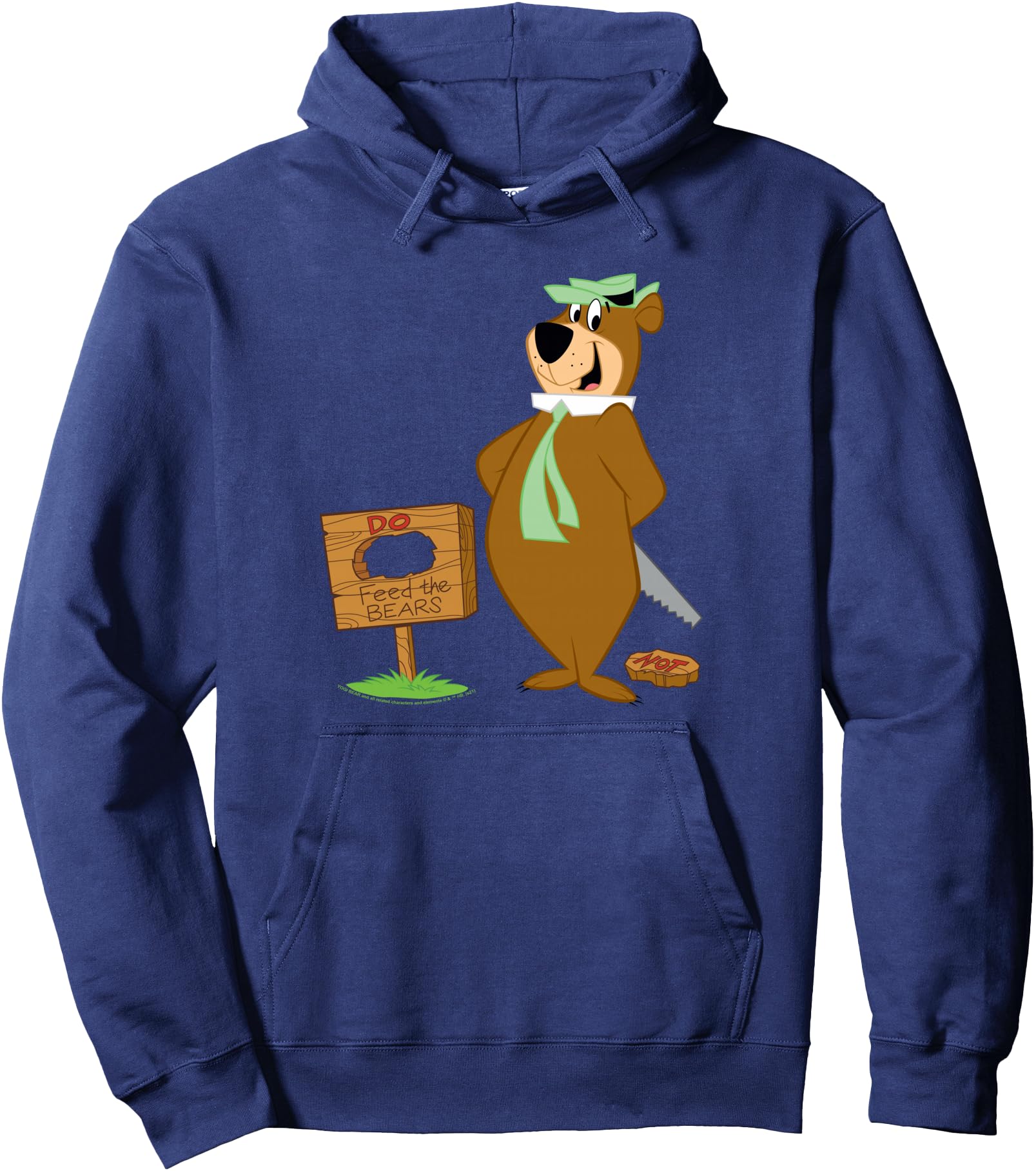 Original Yogi Bear Do Not Feed Bears Hoodie - Custom Art Print Men Women - T-Shirt, Sweatshirt, Hoodie