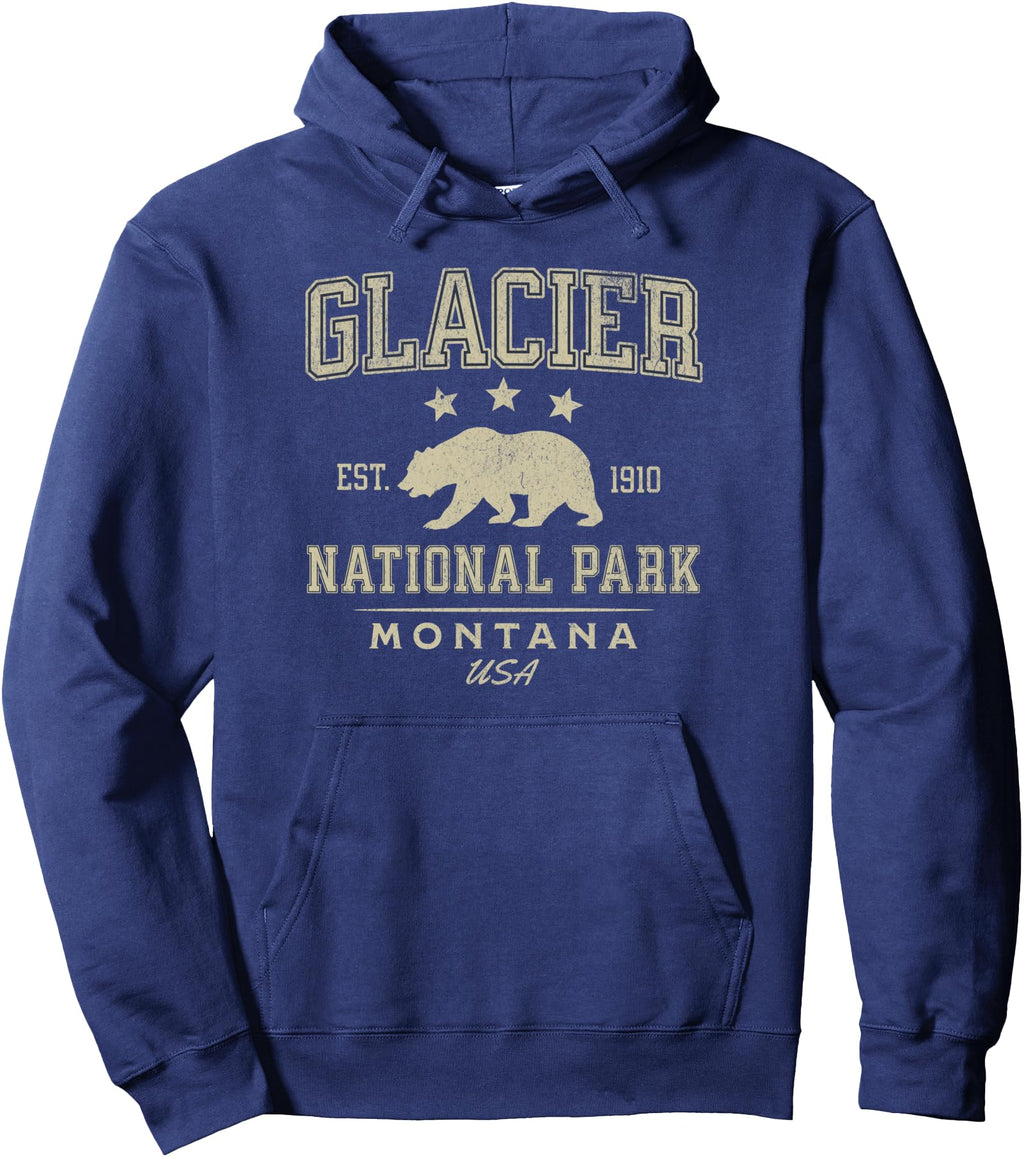Handcrafted Glacier National Park T-Shirt - Unique Graphic for Adults - T-Shirt, Sweatshirt, Hoodie