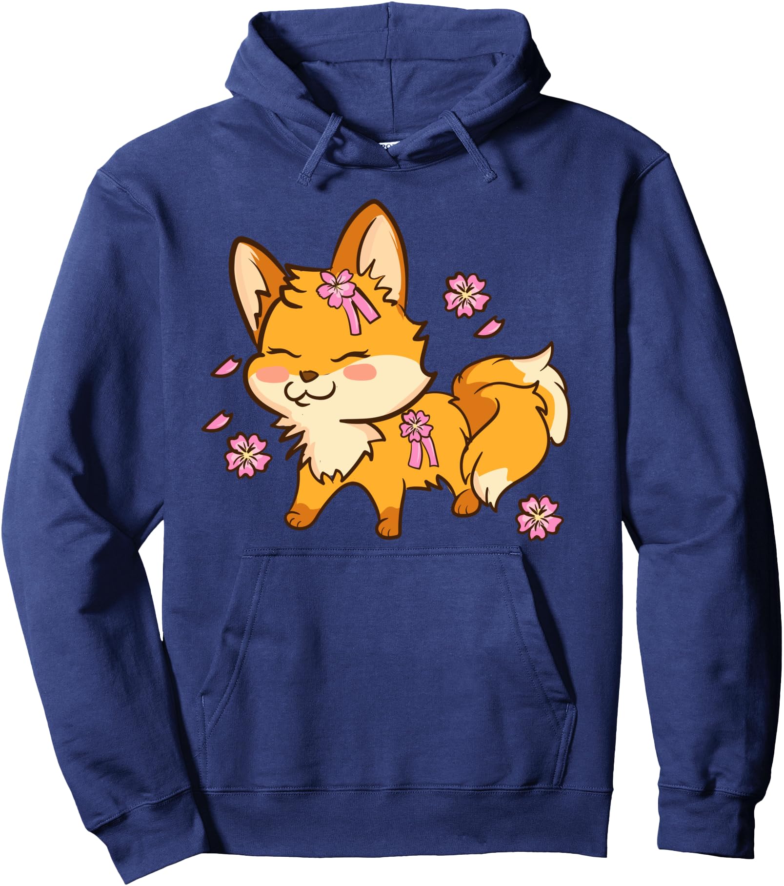 Nine Tailed Cherry Blossom Fox Sweatshirt - Custom Art Print for Adults - T-Shirt, Sweatshirt, Hoodie