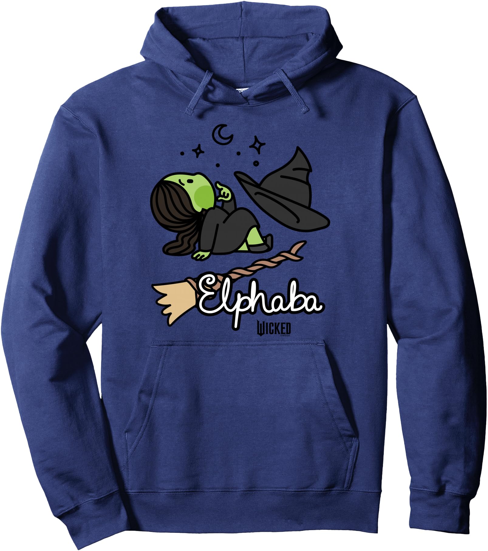 Authentic Wicked Logo Elphaba Sweatshirt - Aesthetic Graphic for Adults - T-Shirt, Sweatshirt, Hoodie