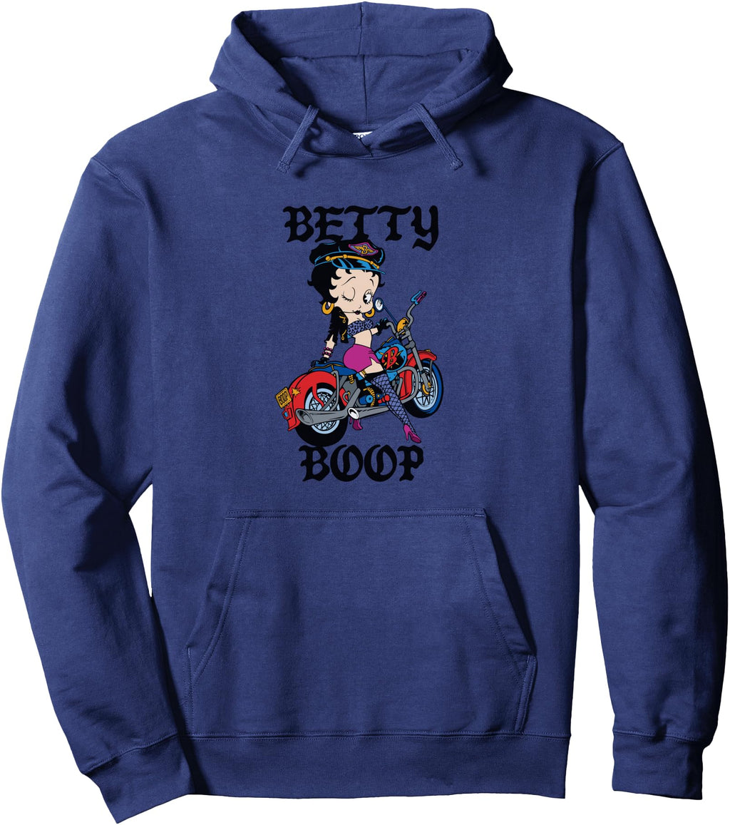 Original Betty Boop Sweet Biker Babe Hoodie - Fun Novelty Design Men Women - T-Shirt, Sweatshirt, Hoodie