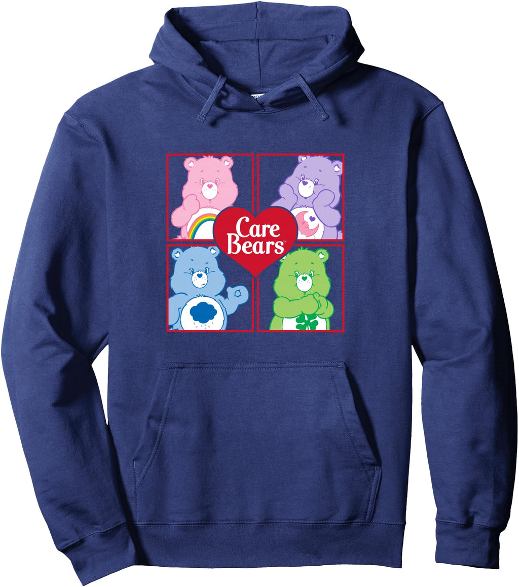 Authentic Care Bears Four Block Bears T-Shirt - Unique Graphic for Adults - T-Shirt, Sweatshirt, Hoodie