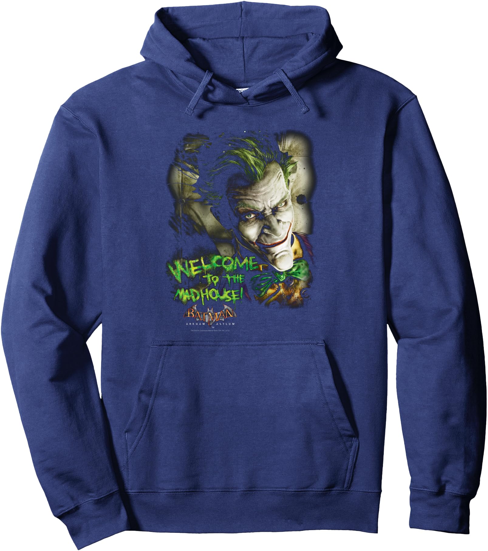 Batman Arkham Asylum Joker Welcome To T-Shirt - Unique Graphic Unisex - T-Shirt, Sweatshirt, Hoodie