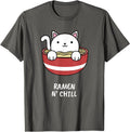 Original Kawaii Japanese Anime Cat T-Shirt - Fun Novelty Design Men Women - T-Shirt, Sweatshirt, Hoodie