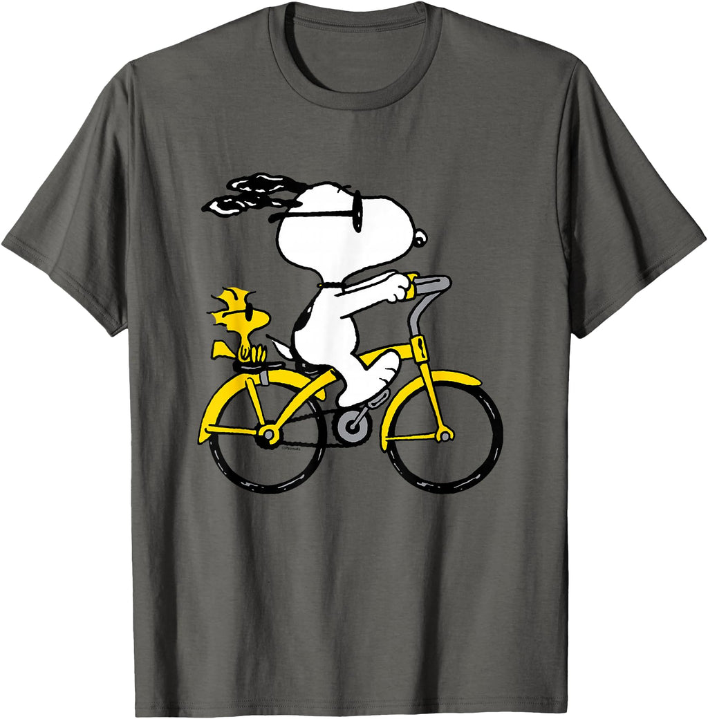 Authentic Snoopy Woodstock Riding T-Shirt - Streetwear Style for Adults - T-Shirt, Sweatshirt, Hoodie