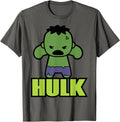 Marvel Avengers Hulk Incredibly Kawaii Hoodie - Novelty Apparel Men Women - T-Shirt, Sweatshirt, Hoodie