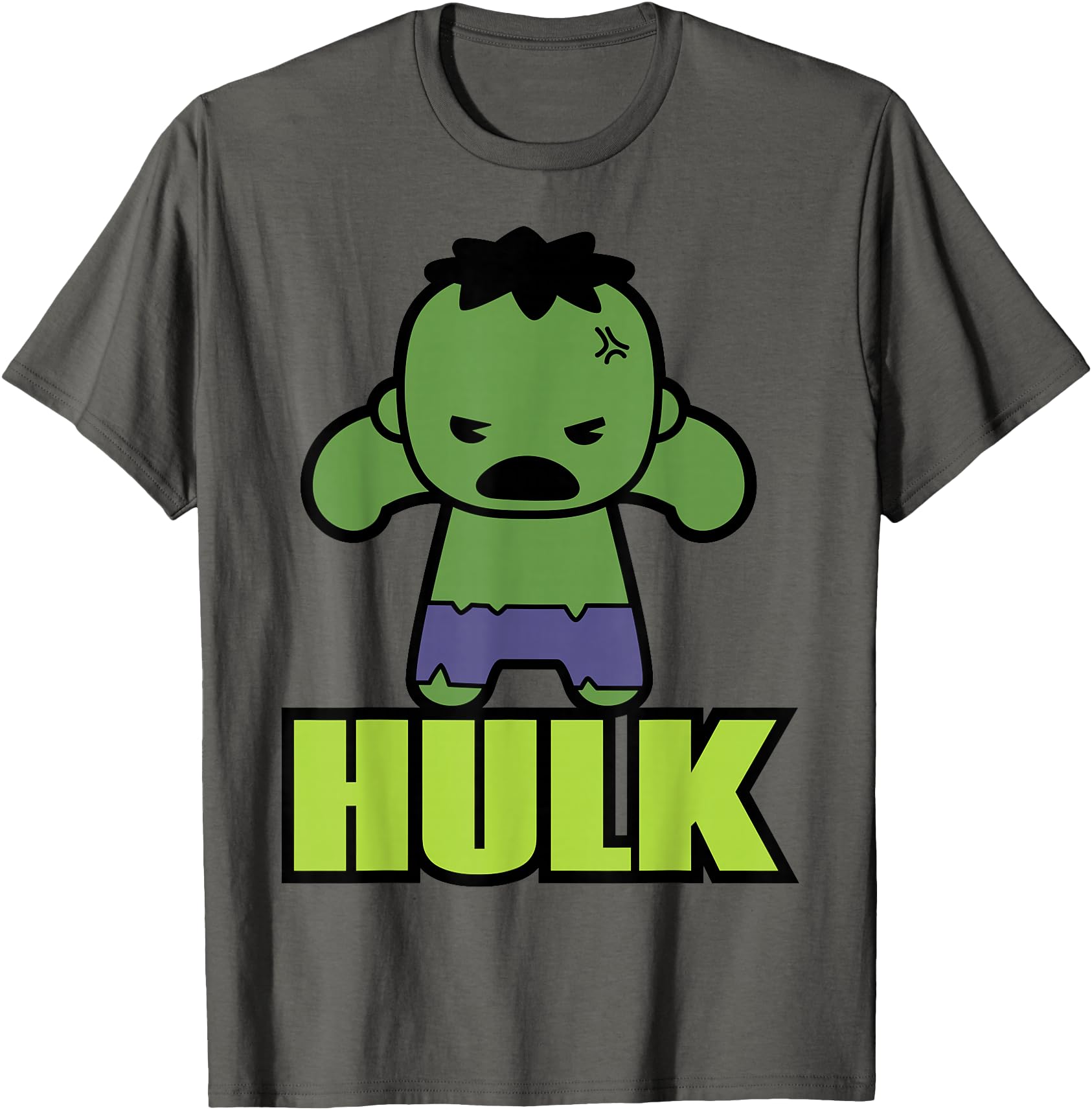 Marvel Avengers Hulk Incredibly Kawaii Hoodie - Novelty Apparel Men Women - T-Shirt, Sweatshirt, Hoodie