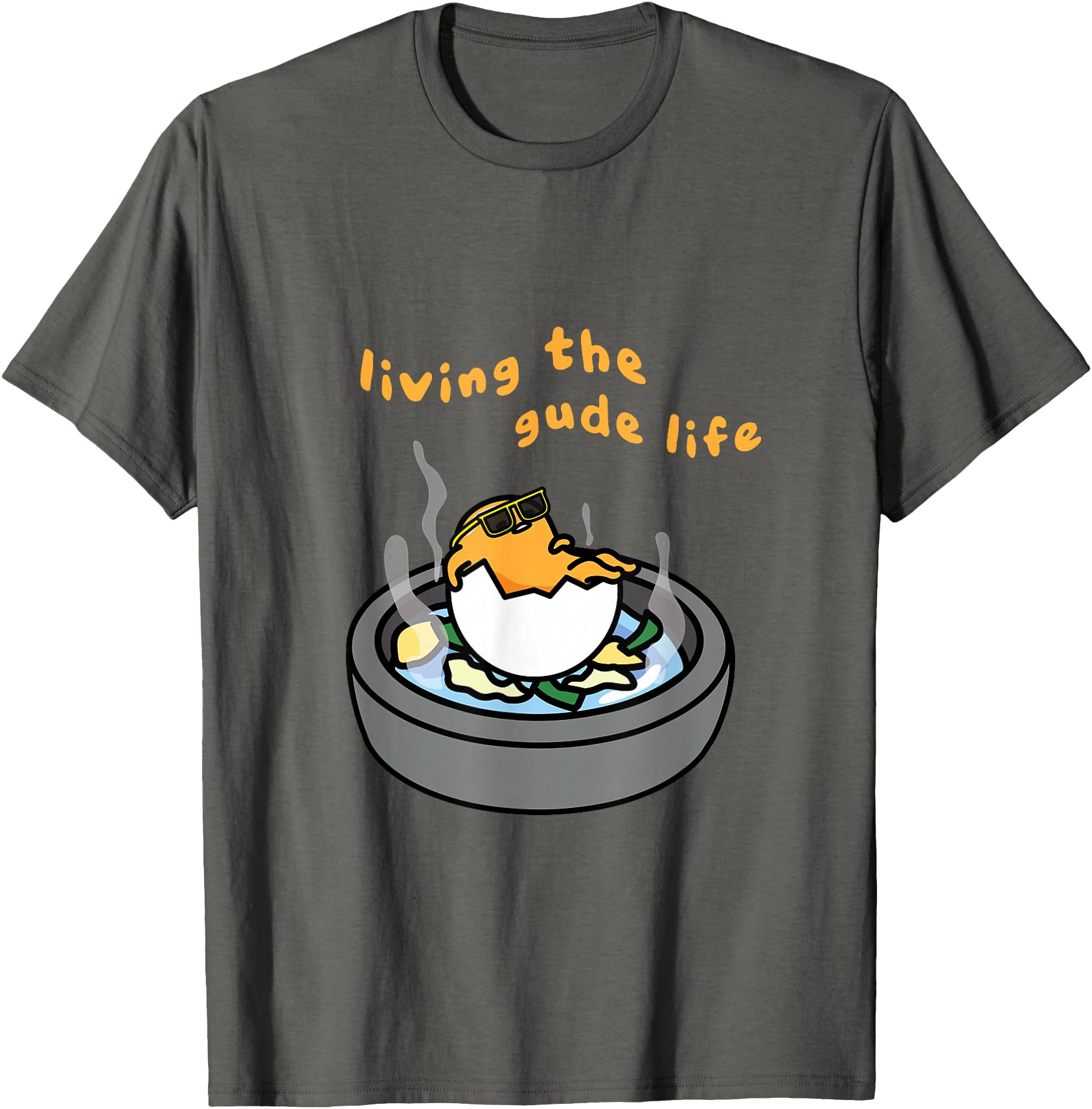 Handcrafted Living Gude Life Ramen Hoodie - Custom Art Print Men Women - T-Shirt, Sweatshirt, Hoodie