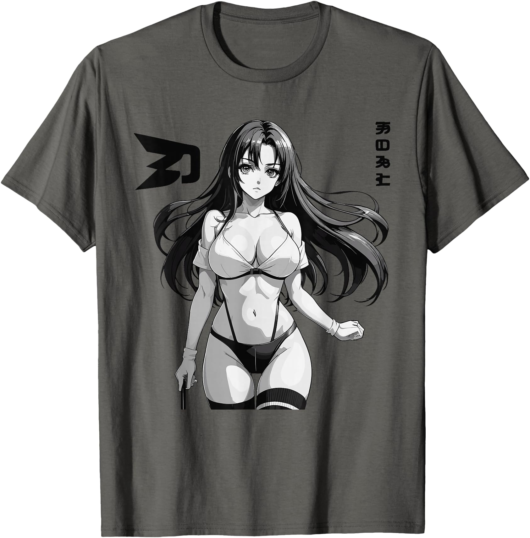 Authentic Sexy Waifu Otaku Anime Sweatshirt - Custom Art Print Men Women - T-Shirt, Sweatshirt, Hoodie