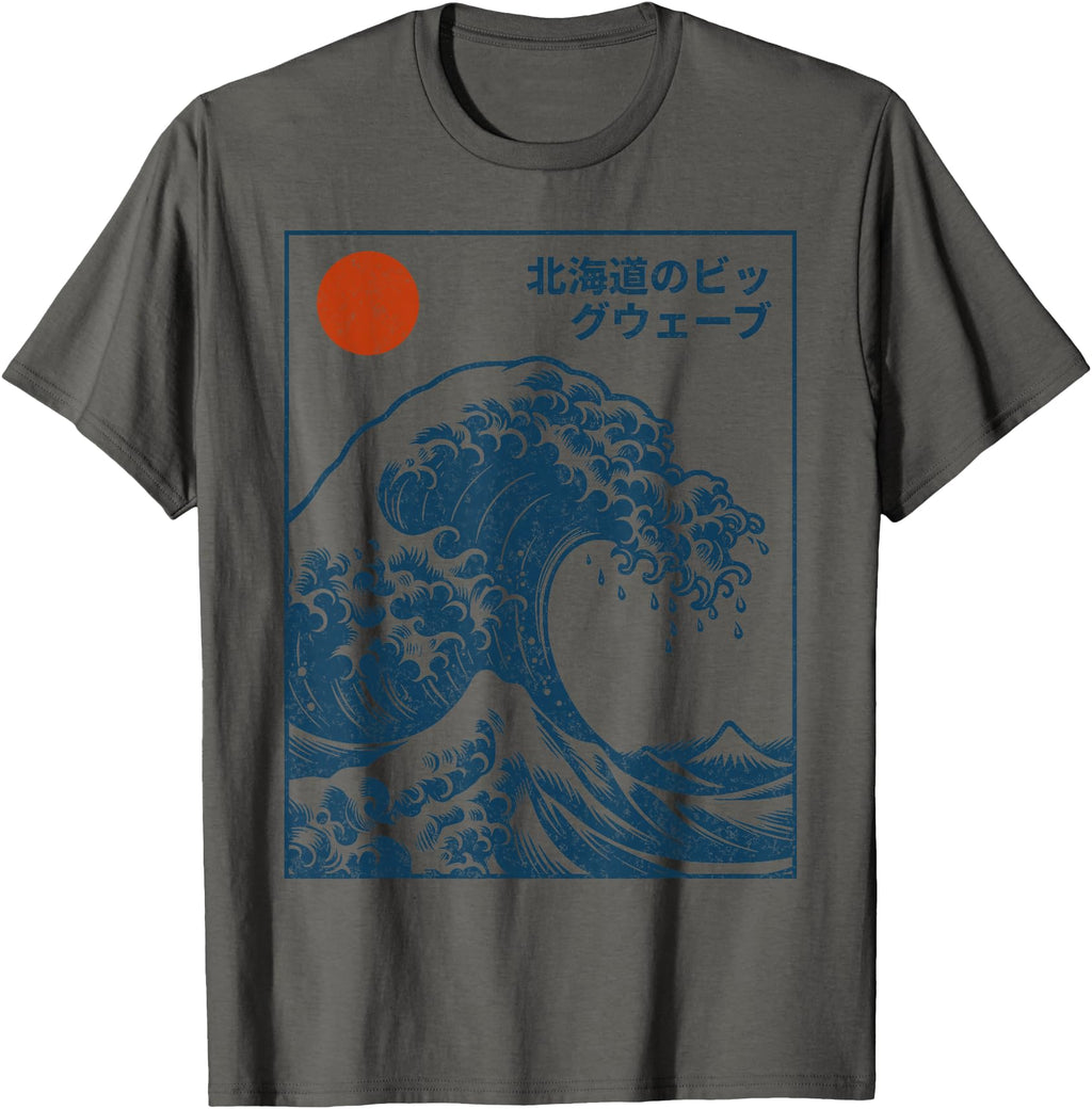 Original Great Wave Otaku Surfing Hoodie - Casual Everyday Wear Men Women - T-Shirt, Sweatshirt, Hoodie