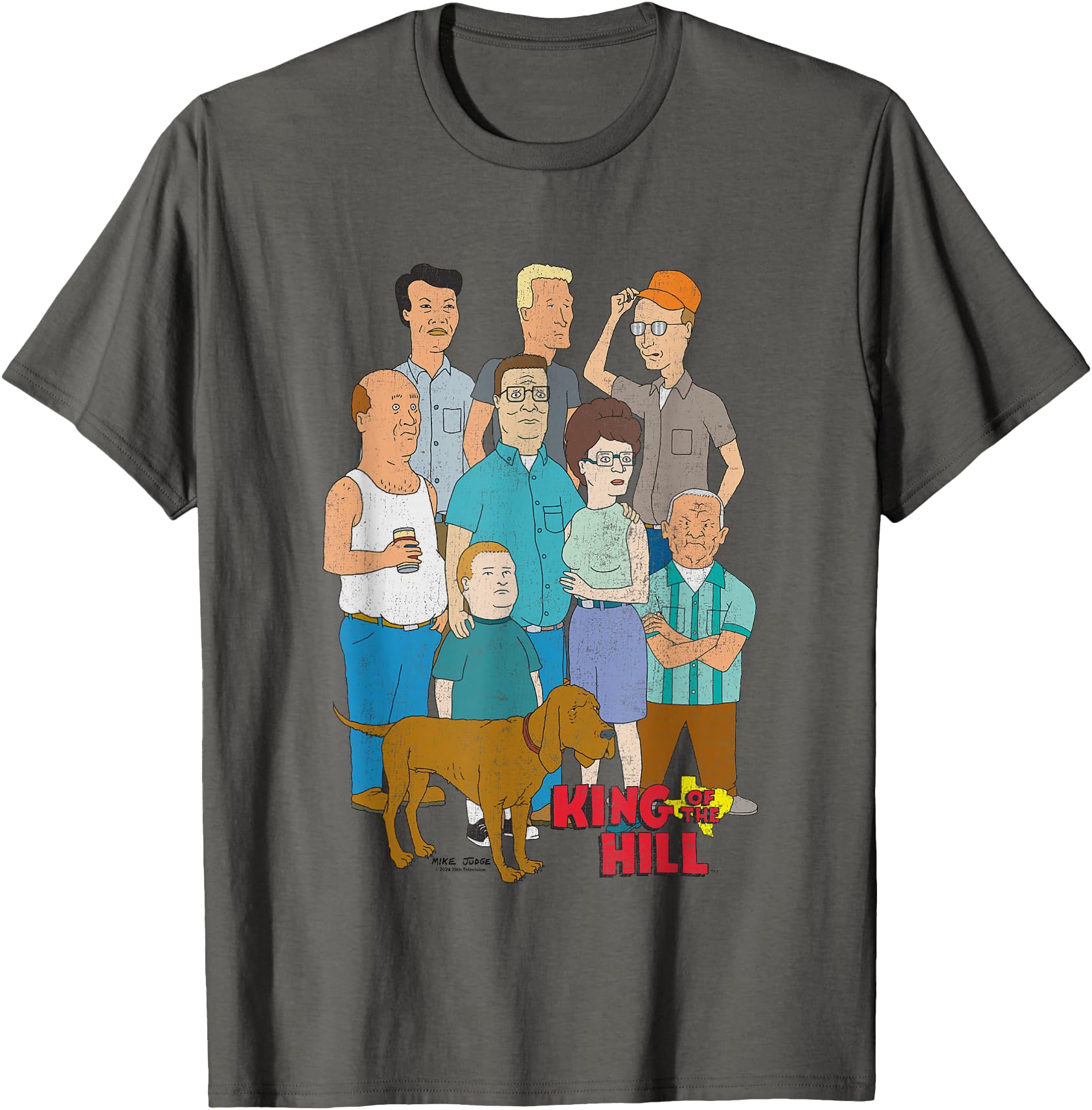 Authentic King Hill Iconic Characters T-Shirt - Novelty Apparel Unisex - T-Shirt, Sweatshirt, Hoodie