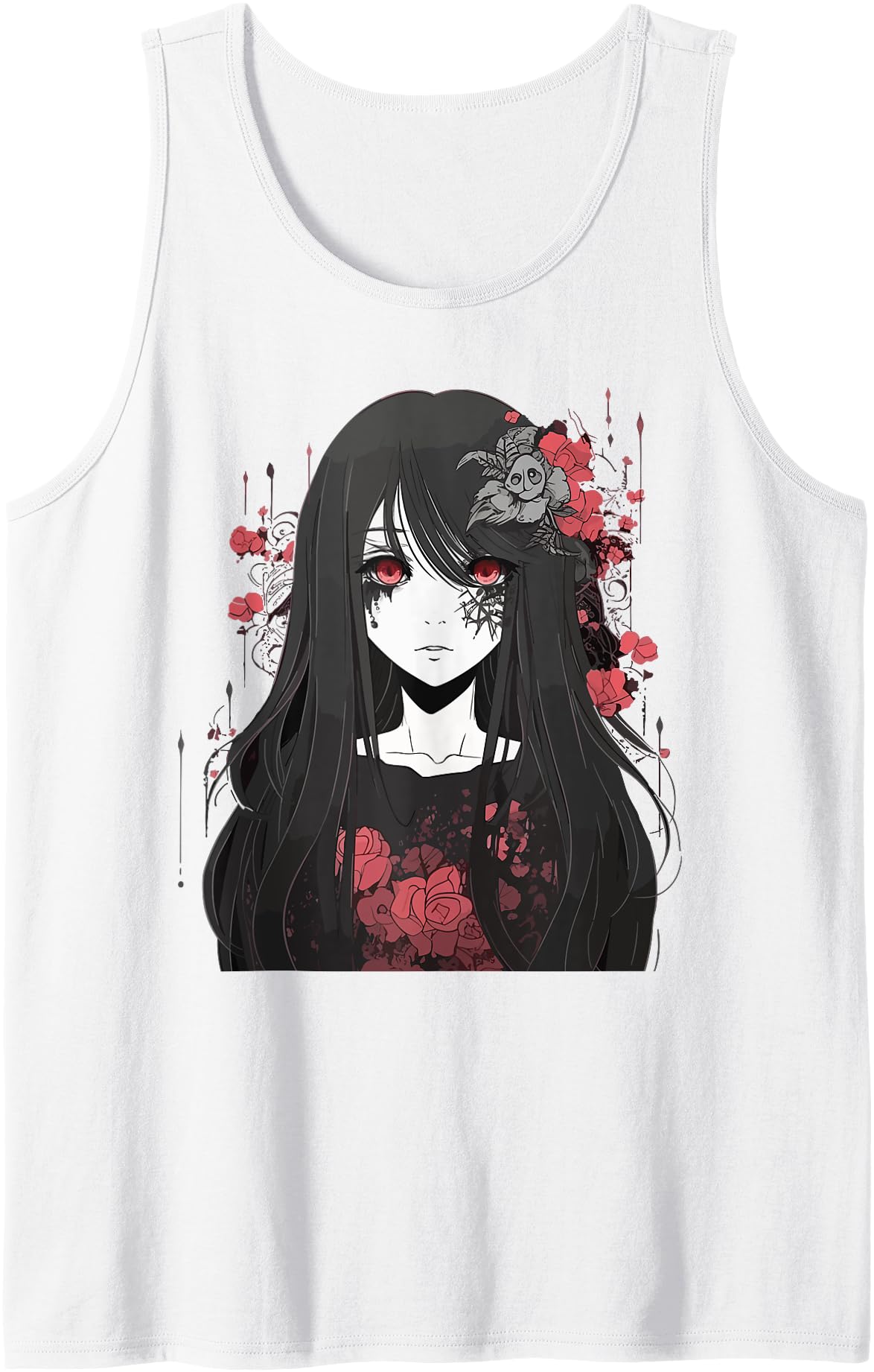 Anime Gothic Waifu Japanese Aesthetic T-Shirt - Trendy Graphic for Adults - T-Shirt, Sweatshirt, Hoodie