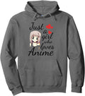 Anime Just Who Loves Anime Rare Sweatshirt - Custom Art Print Men Women - T-Shirt, Sweatshirt, Hoodie