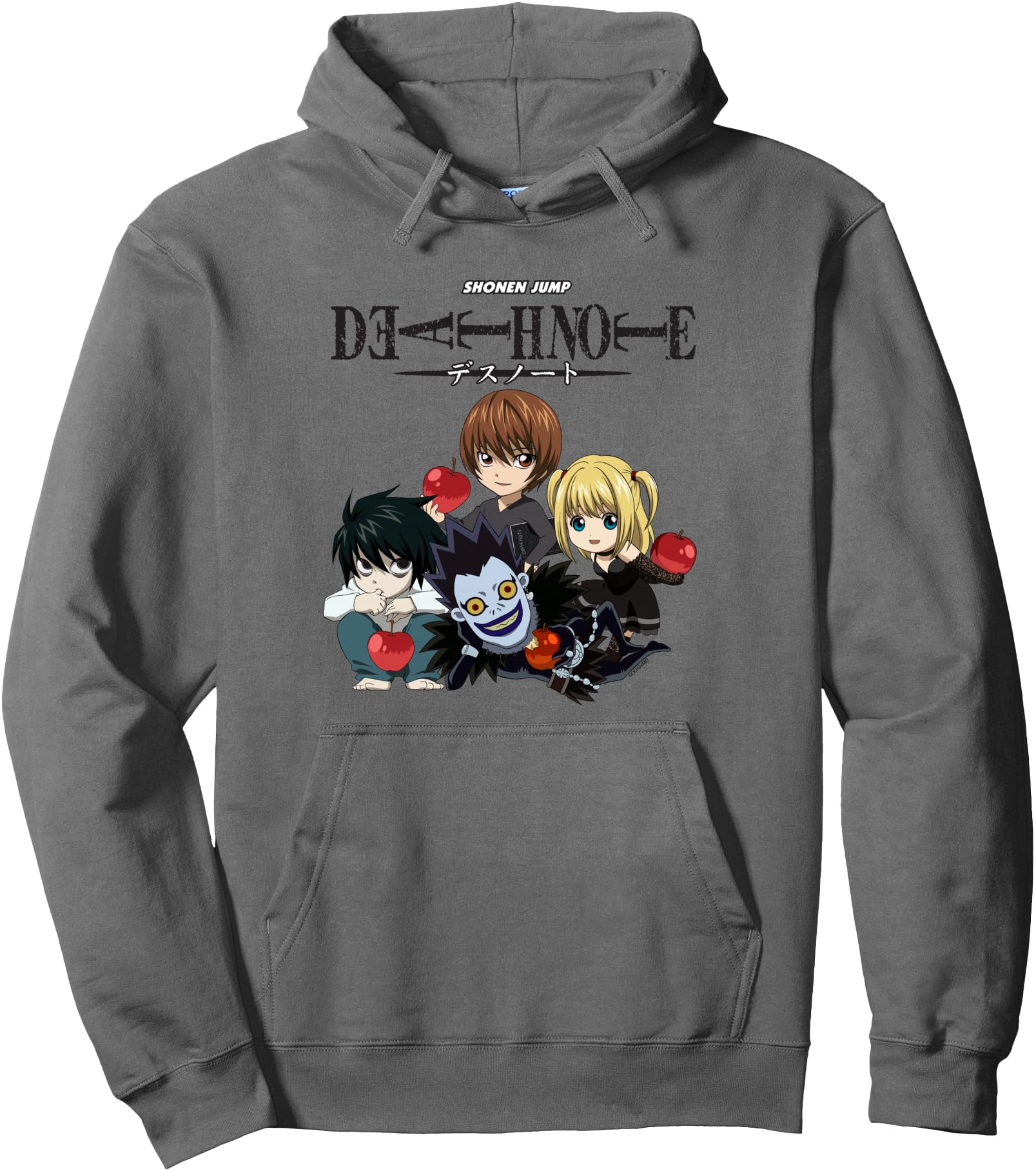 Death Note Chibi Characters Apples Anime Hoodie - Novelty Apparel Men Women - T-Shirt, Sweatshirt, Hoodie