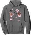 Sweet Yorkie Puppy Cupcakes Paws T-Shirt - Custom Art Print for Adults - T-Shirt, Sweatshirt, Hoodie