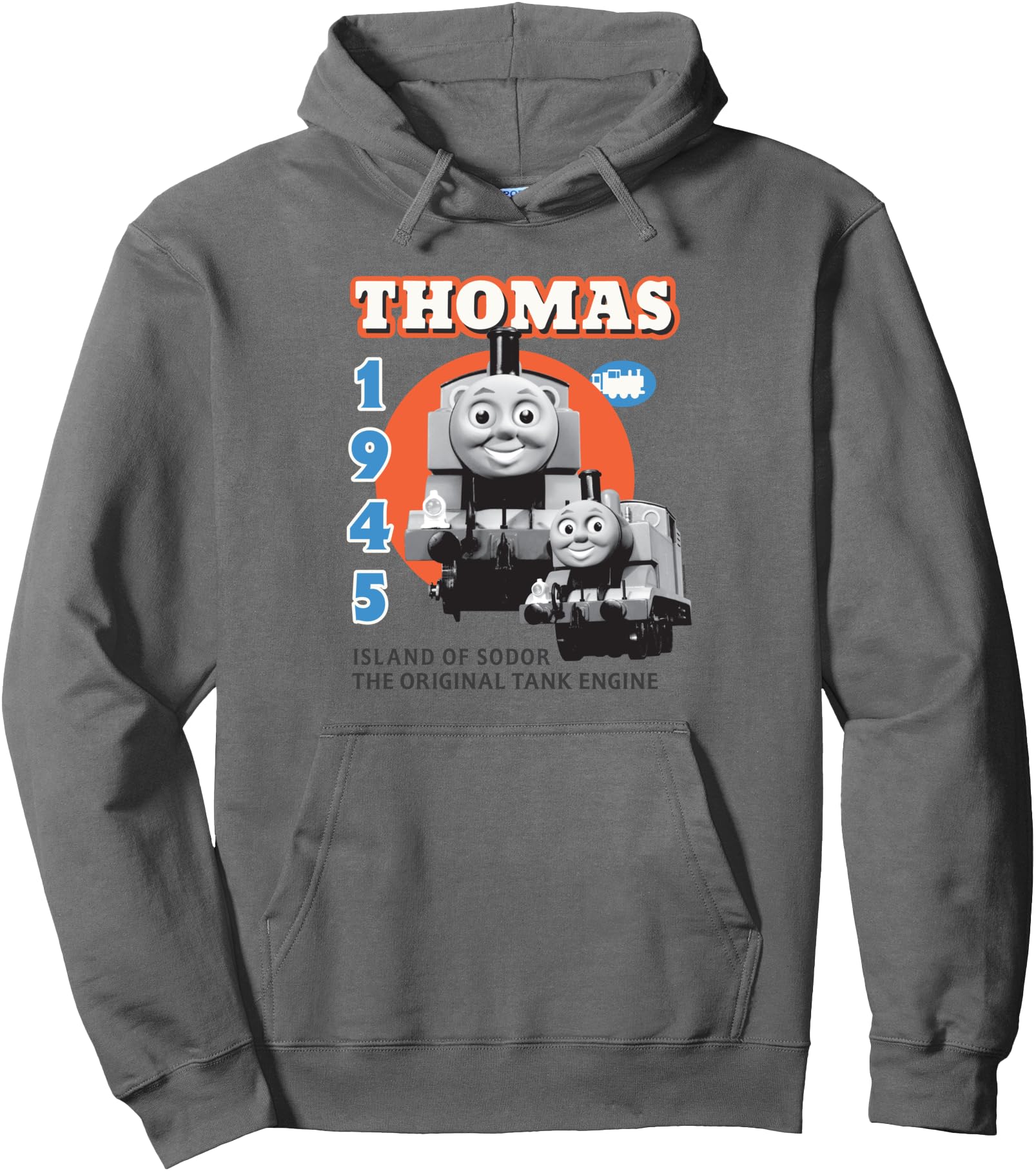 Thomas Friends Thomas 1945 Exclusive Hoodie - Fun Novelty Design Unisex - T-Shirt, Sweatshirt, Hoodie