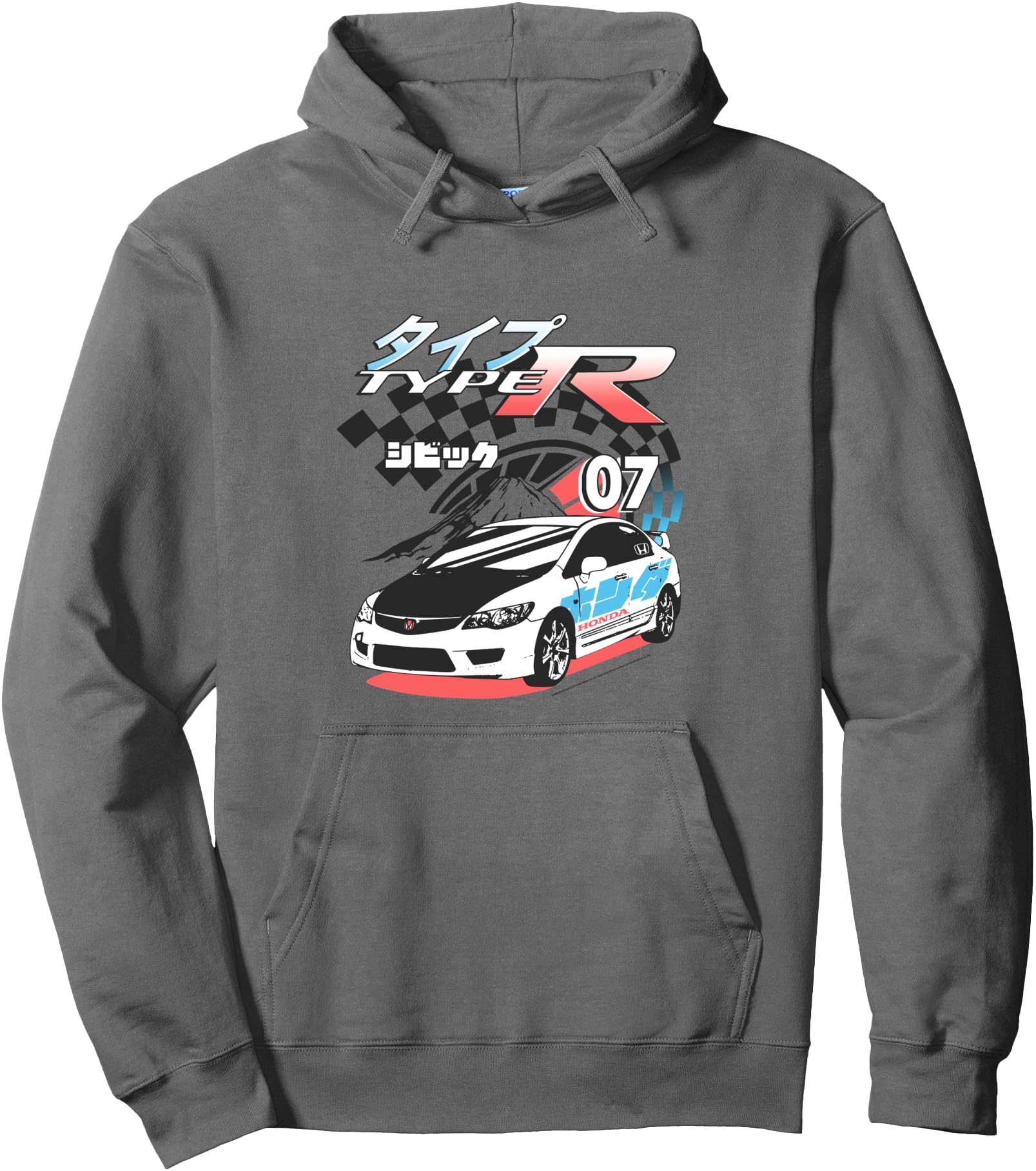 Original Honda Checkered Gradient T-Shirt - Trendy Graphic for Adults - T-Shirt, Sweatshirt, Hoodie