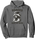 Original Animal Sarcastic Raccoon Snacks T-Shirt - Trendy Graphic Unisex - T-Shirt, Sweatshirt, Hoodie