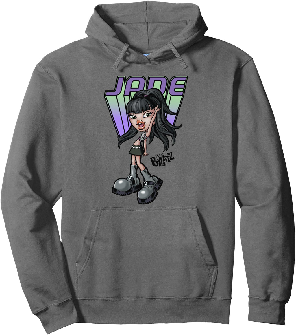 Original Bratz Jade Punk Purple Green Hoodie - Aesthetic Graphic Men Women - T-Shirt, Sweatshirt, Hoodie
