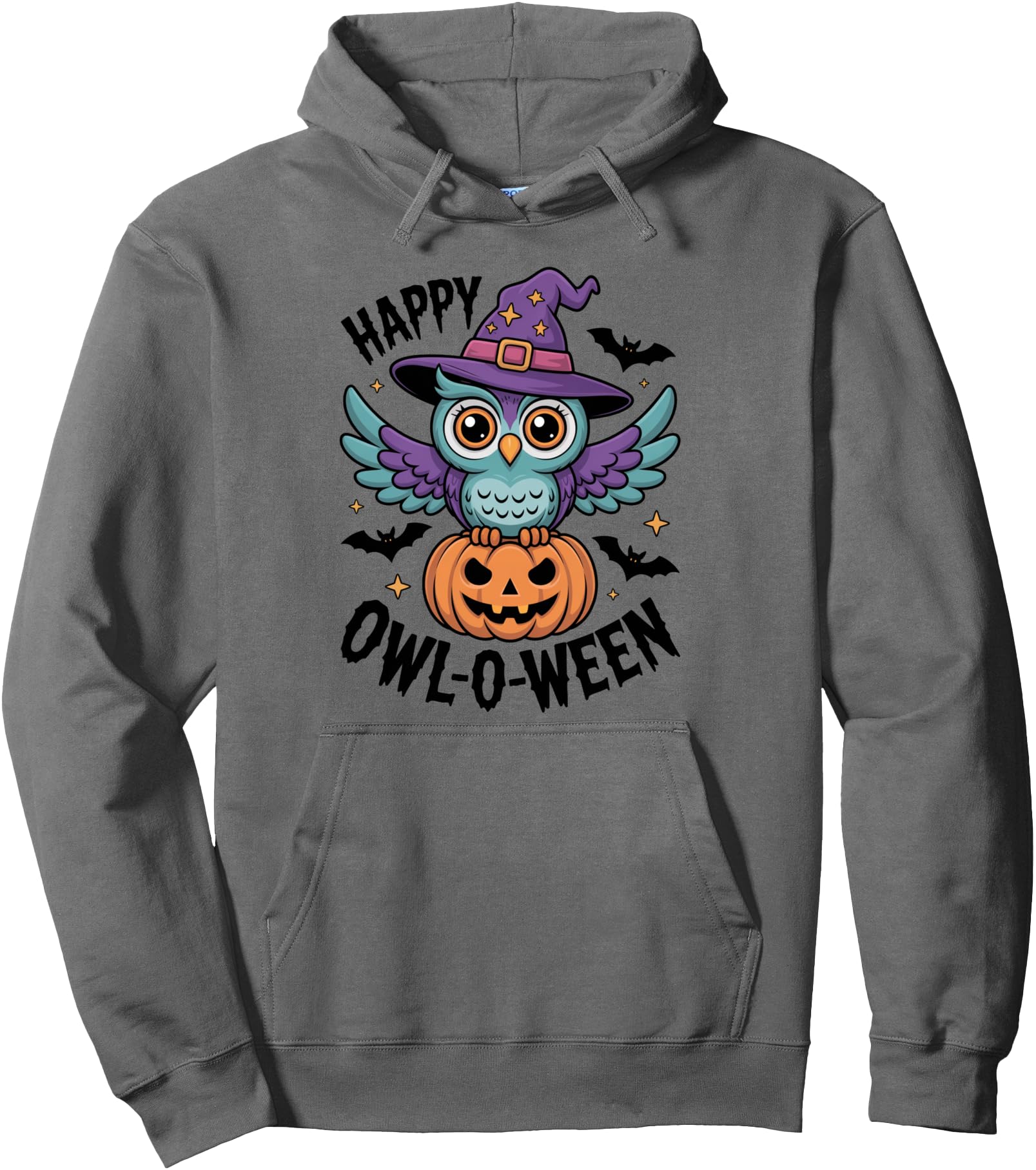 Happy Owl O Ween Owl Witch Halloween Sweatshirt - Streetwear Style Unisex - T-Shirt, Sweatshirt, Hoodie