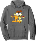 Garfield Odie Happy Pizza Hug Cartoon Hoodie - Casual Everyday Wear Unisex - T-Shirt, Sweatshirt, Hoodie