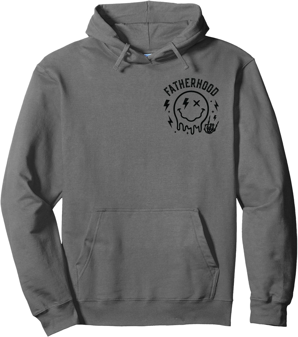 Handcrafted Fatherhood Skeleton Rock T-Shirt - Custom Art Print Men Women - T-Shirt, Sweatshirt, Hoodie