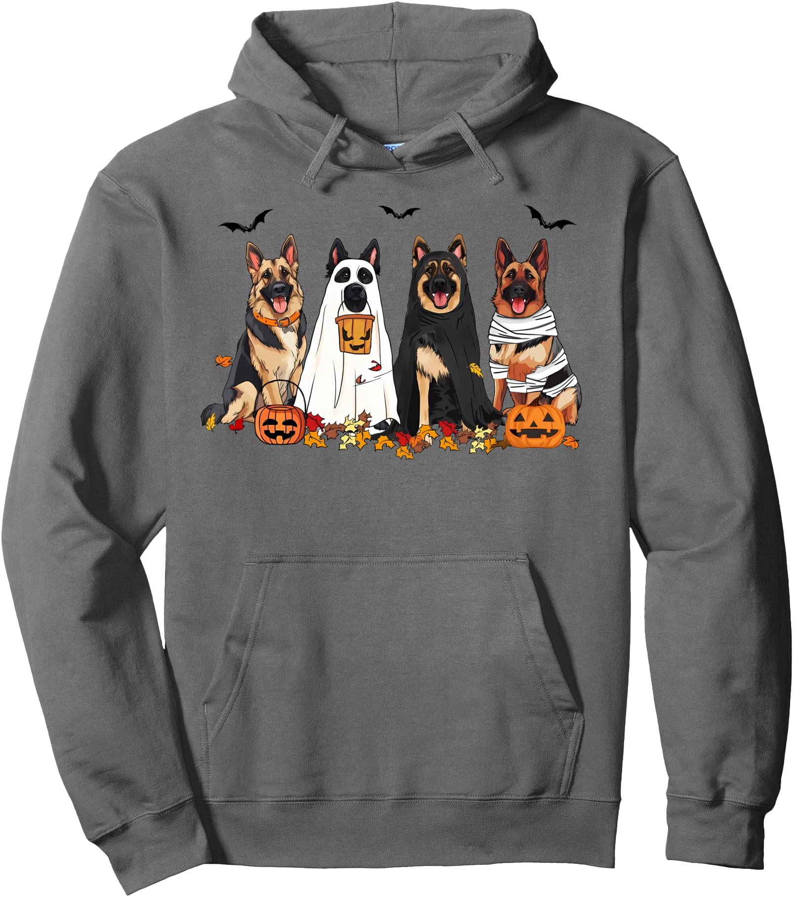 Authentic German Shepherd Dogs Ghost Hoodie - Unique Graphic Men Women - T-Shirt, Sweatshirt, Hoodie