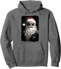 Hipster Santa Sunglasses Santa Claus Rare Hoodie - Trendy Graphic Men Women - T-Shirt, Sweatshirt, Hoodie