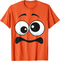 Handcrafted Creepy Carrots Face Halloween T-Shirt - Graphic Print Unisex - T-Shirt, Sweatshirt, Hoodie