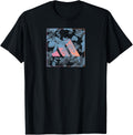 Badge of Sport Floral Box Graphic - Adult & Kids T-Shirts, Sweatshirts & Hoodies apparel design preview 1